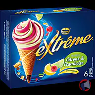 Rappel produit 6 Cones Fruits rouges Extrême ; 6 Cones Mojito Extrême ; 6 Cones Citron Framboise Extrême ; 6 Cones Chocolat Extrême EXTREME ® (photo numéro 2)