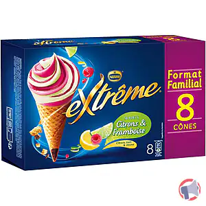 Rappel produit 8 Cone Citron/Framb 904mL EXTREME EXTREME ®