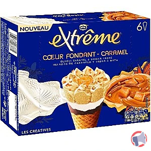 Rappel produit Cône Extrême COEUR FONDANT-CARAMEL EXTREME ®