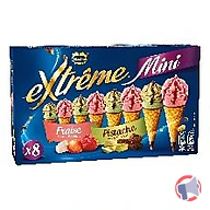 Rappel produit EXTREME 8 Mini Fraise Pistache , EXTREME 8 Mini Vanille et Chocolat , EXTREME 8 Mini Sundae Chocolat et Caramel EXTREME 8 Mini Vanille EXTREME ®