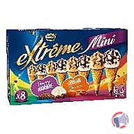 Rappel produit EXTREME Mini Vanille et Caramel (8x60ml), et 8 EXTREME Mini Cookies et Pecan EXTREME ®