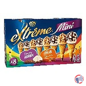 Rappel produit EXTREME Mini Vanille et Caramel (8x60ml), et 8 EXTREME Mini Cookies et Pecan EXTREME ®