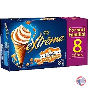 Rappel produit Extrême Sundae Caramel x8 EXTREME ®