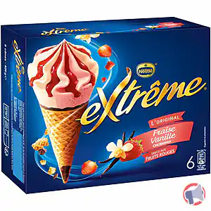 Rappel produit EXTREME Vanille Fraise Onctueuse X 6 EXTREME ®