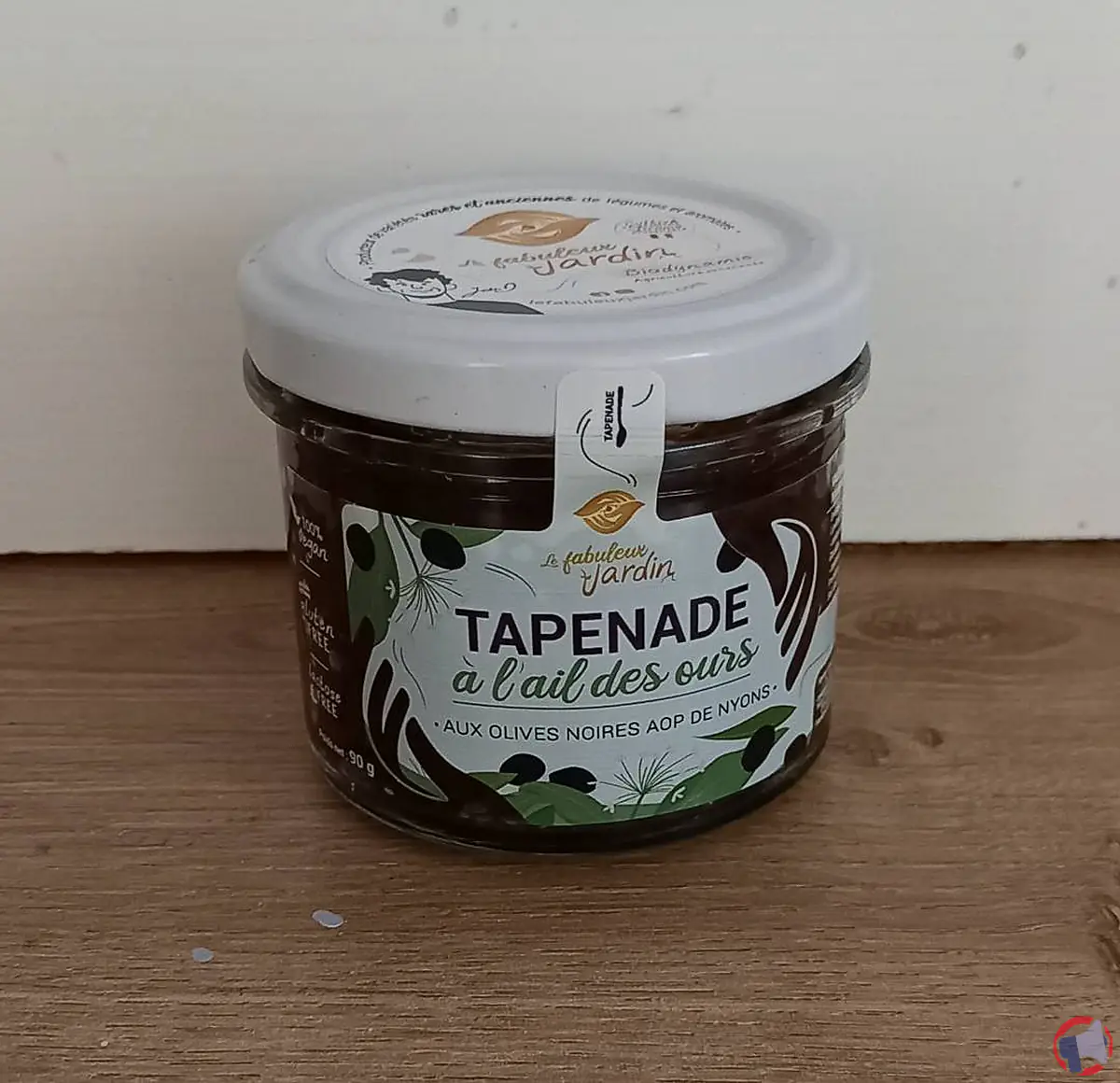 Rappel de produit : tapenade olives noires à l'ail des ours de la marque Le Fabuleux Jardin