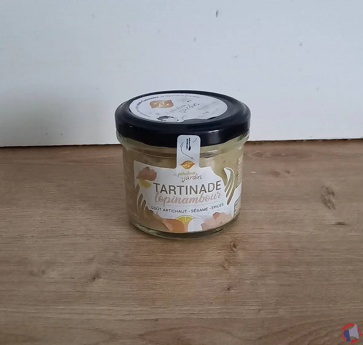Rappel de la tartinade topinambour de la marque Le Fabuleux Jardin