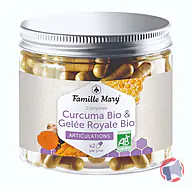 Rappel produit FAMILLE MARY complexe curcuma gelée royale biologique