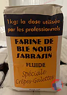 Rappel produit FARINE DE BLE NOIR SARRASIN FLUIDE