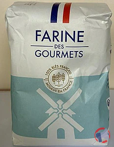 Rappel produit Farine des Gourmets Bleu - 1 kg Farine des Gourmets Bleu