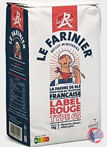 Rappel produit FARINE LE FARINIER LABEL ROUGE T65 1KG LE FARINIER