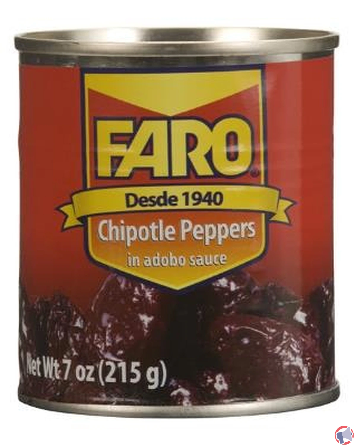 Rappel de produit : Piments fumés Chipotle de la marque Faro