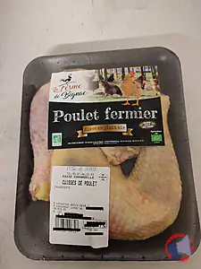 Rappel produit POULET BIO FERME DE BIGNAC