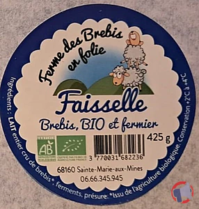 Rappel produit Faisselle de Brebis Ferme des Brebis en folie
