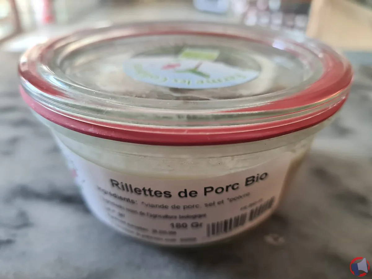 Rappel ferme colibris rillettes de porc bio : risque sanitaire, que faire