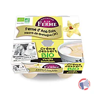 Rappel produit Crème dessert vanille La Ferme d'Ana-Soiz (photo numéro 1)