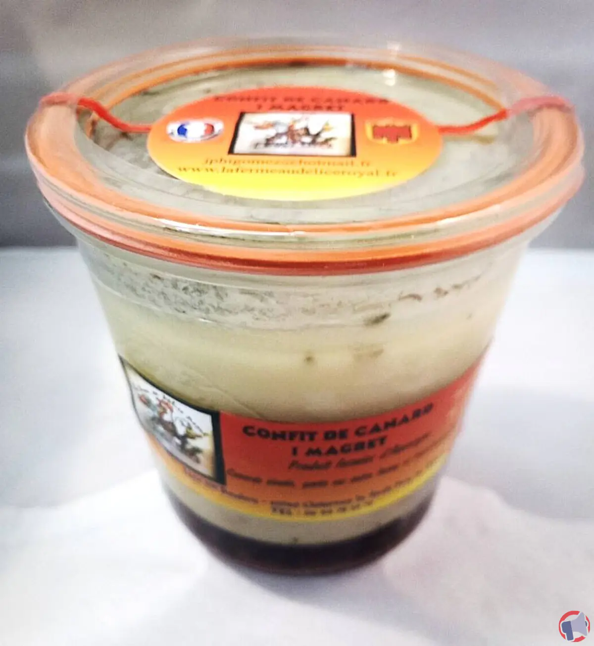 Rappel de produit : Confit de canard magret de la marque 'La ferme au délice royal'