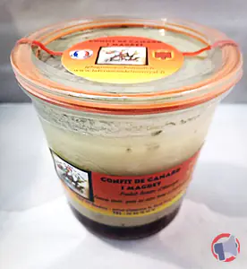 Rappel produit Confit de canard magret par 1 et par 2 La ferme au délice royal