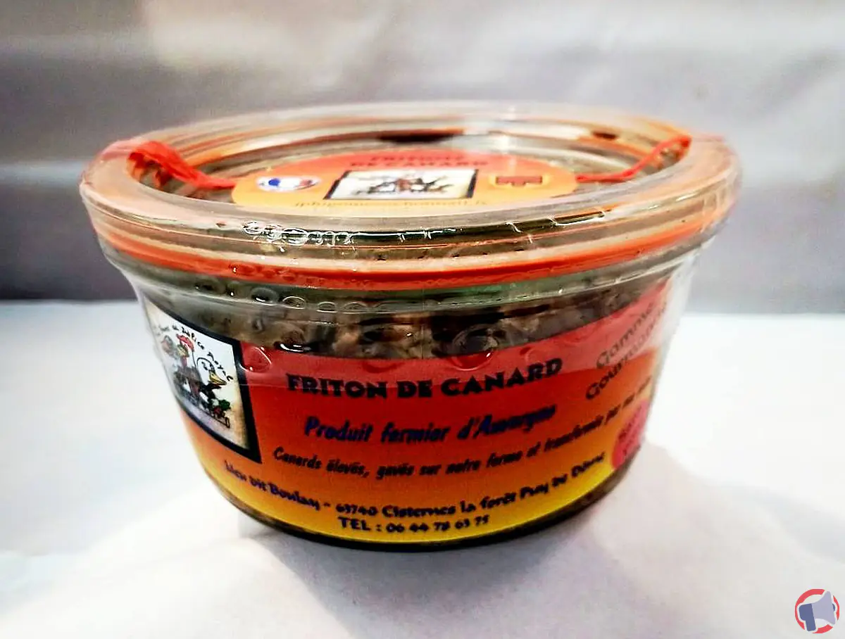 Rappel de produit : Friton de canard de la marque La ferme au délice royal