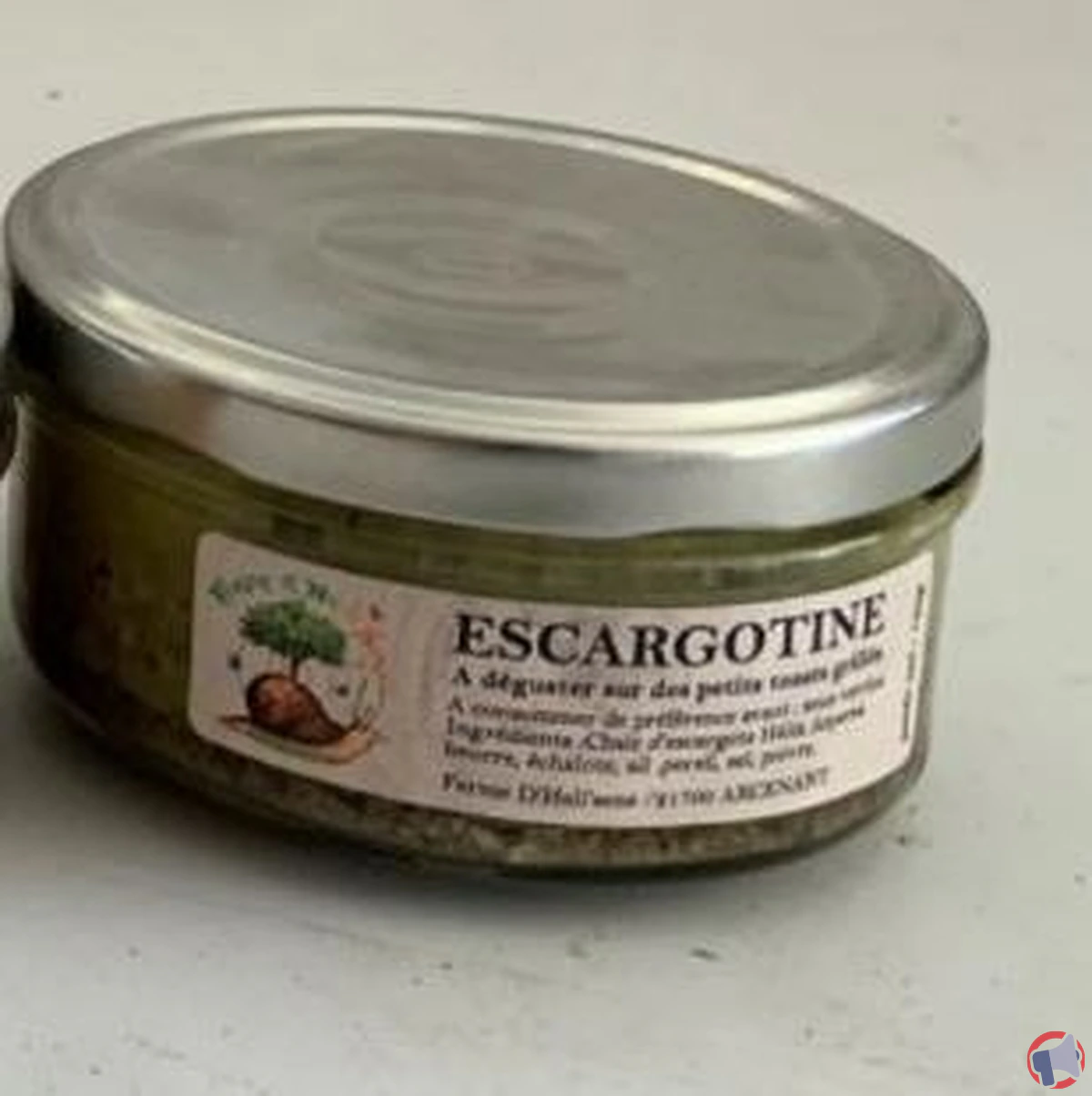 Rappel de produit : Escargotine de la Ferme D'Heli'sens