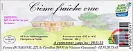Rappel produit CREME CRUE LA FERME DUMESNIL