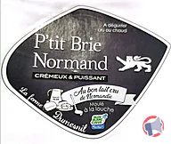 Rappel produit P'tit Brie Normand LA FERME DUMESNIL (photo numéro 2)