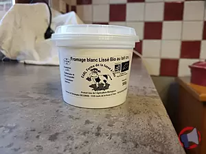 Rappel produit fromage blanc lissé au lait cru ferme de la fosse à l'eau