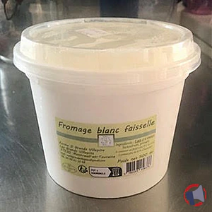 Rappel produit Fromage blanc faisselle La ferme des Grands Villepins