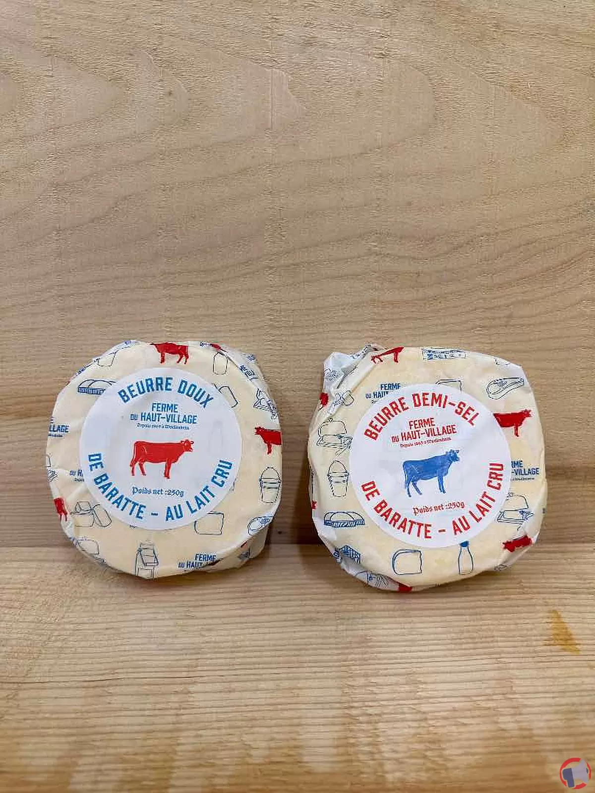 Rappel de produit : Beurre au lait cru de la marque Ferme du Haut-Village