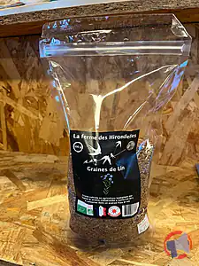 Rappel produit Graine de Lin Brun La ferme des Hirondelles