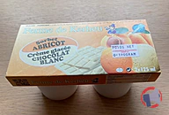 Rappel produit Crème glacée abricot / chocolat blanc Ferme de Kerheu (photo numéro 1)