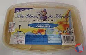 Rappel produit Crème glacée caramel Ferme de Kerheu