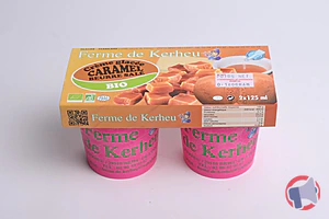 Rappel produit Crème glacée caramel biologique Ferme de Kerheu