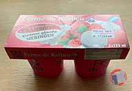 Rappel produit Crème glacée meringue / framboise Ferme de Kerheu (photo numéro 1)
