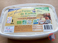 Rappel produit Crème glacée praliné biologique Ferme de Kerheu (photo numéro 1)