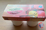 Rappel produit Crème glacée vanille / fraise Ferme de Kerheu (photo numéro 1)