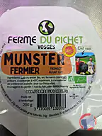 Rappel produit MUNSTER AU LAIT CRU FERME DU PICHET FERME DU PICHET (photo numéro 1)