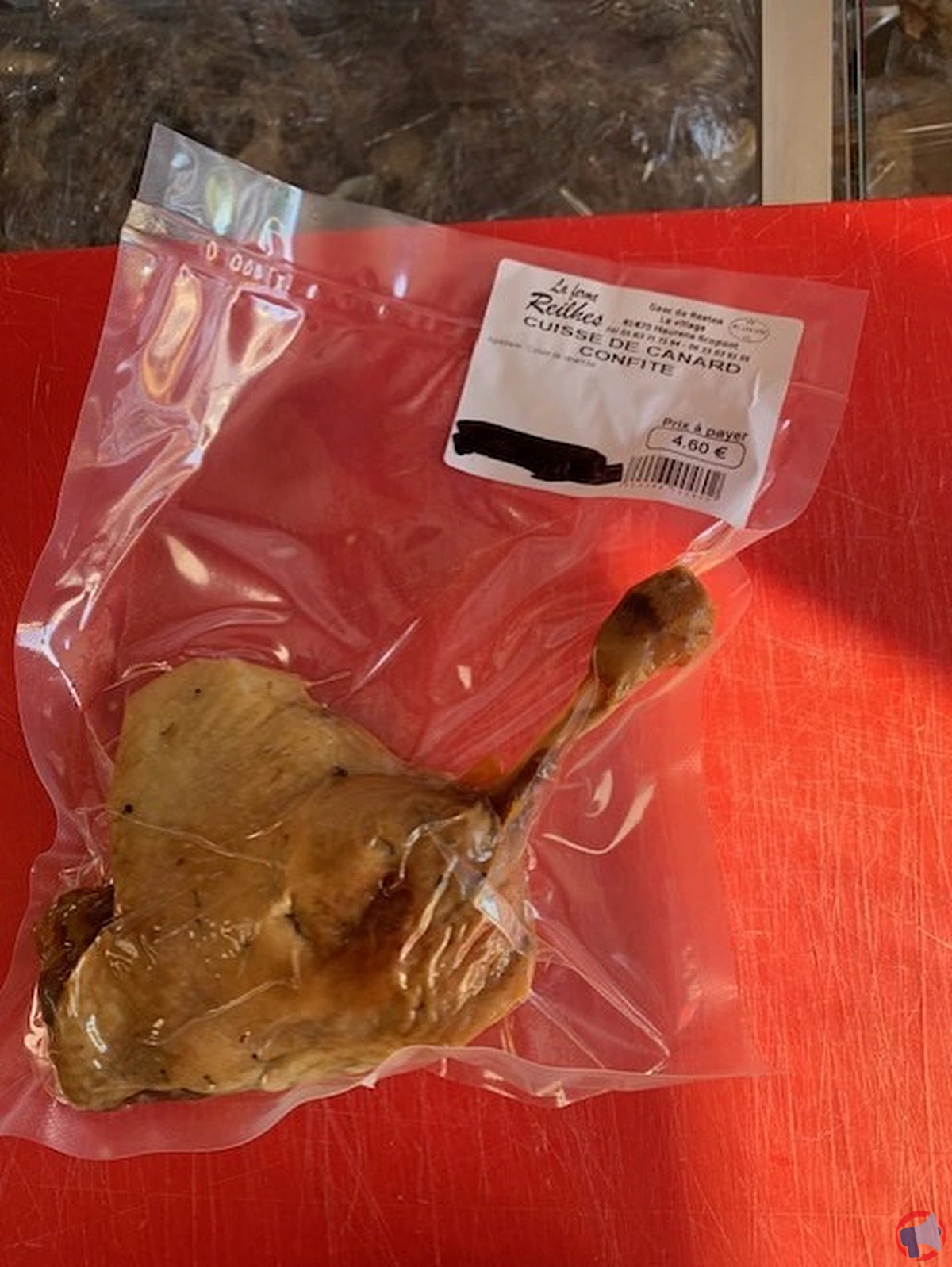 Rappel de produit : Cuisse de canard confite de la marque La Ferme REILHES pour suspicion de listéria