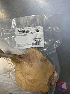 Rappel produit CUISSE DE CANARD CONFITE La Ferme Reilhes