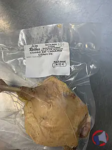 Rappel produit CUISSE DE CANARD CONFITE La Ferme Reilhes