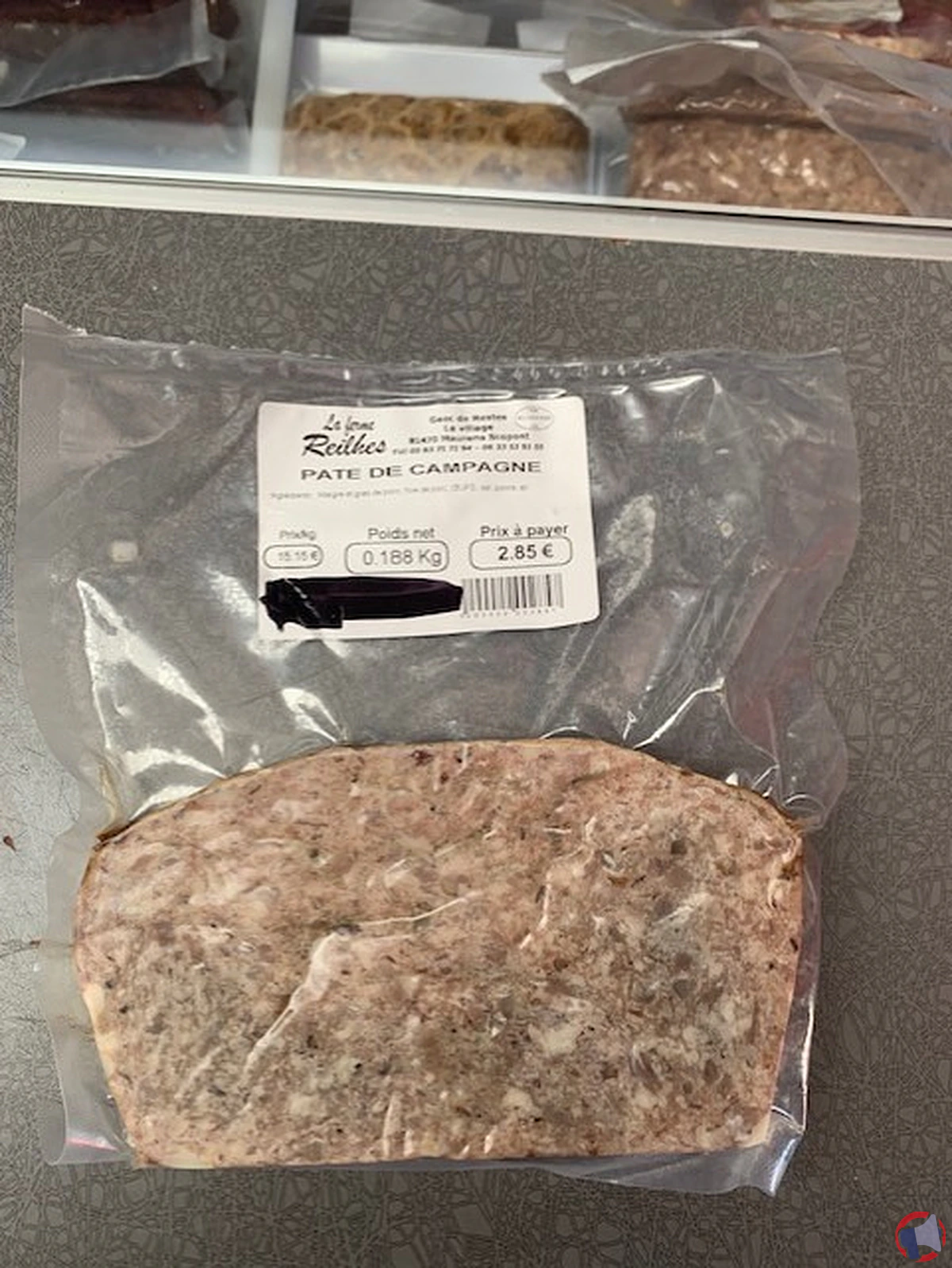 Rappel de produit : Pâté de campagne de la marque La Ferme Reilhes pour cause de listéria
