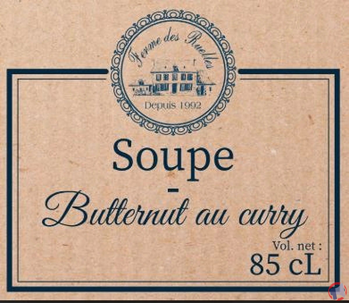 Rappel de produit : soupe butternut au curry de La ferme des ruelles