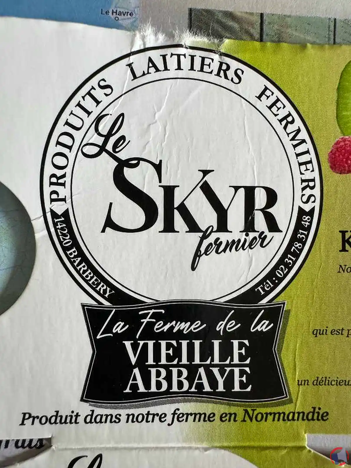 Rappel produit : SKYR de la marque La ferme de la vieille abbaye pour risque de corps étranger métallique