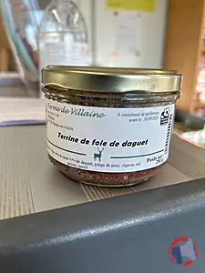 Rappel produit Terrine de foie de Daguet en 200 g Ferme de Villaine