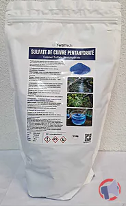 Rappel produit Sulfate de cuivre pentahydraté FertilTech : tous conditionnements concernés FertilTech