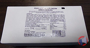 Rappel produit FEUILLETE GLACE FACON CREME BRULEE