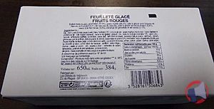 Rappel produit FEUILLETE GLACE FRUITS ROUGES