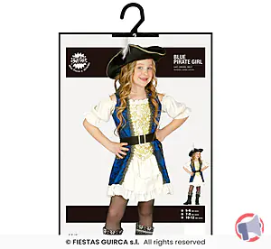 Rappel produit COST. FILLE PIRATE BLANCHE T-5/6ANS + T. 7/9 ANS + T. 10/12 ANS FIESTAS GUIRCA