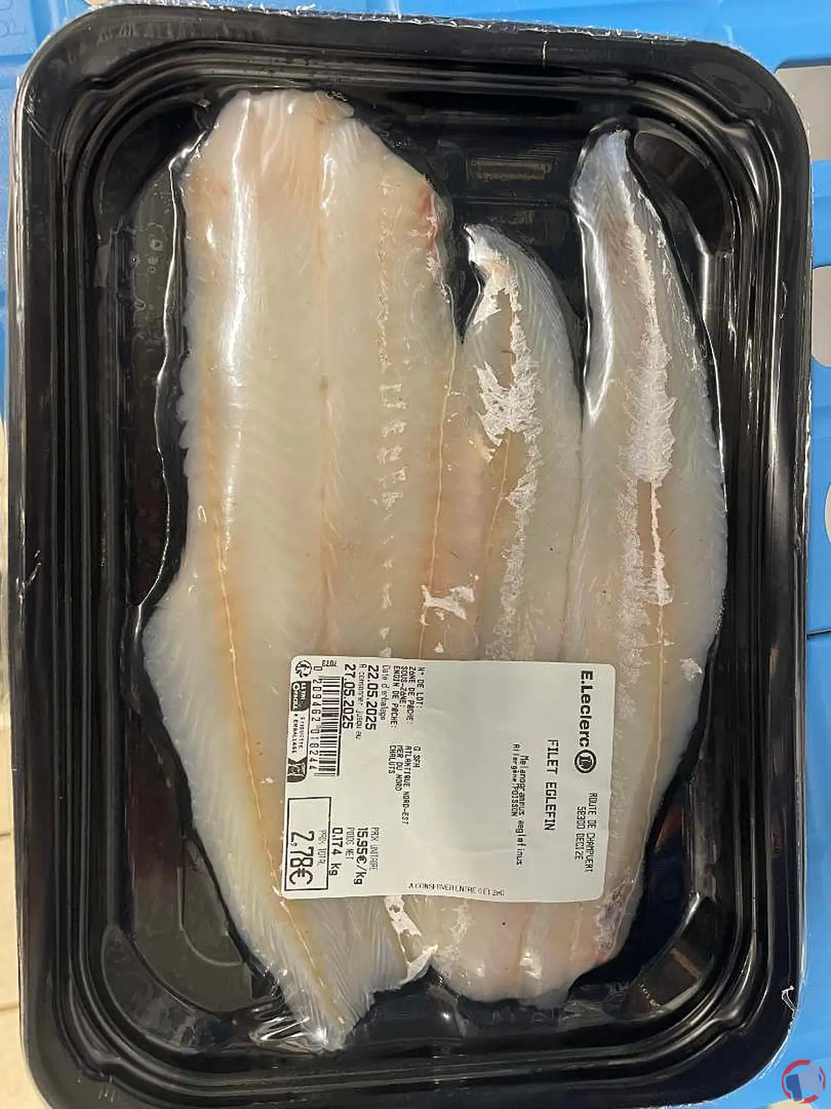 Rappel produit : filet d'églefin en barquette plastique sous SKIN