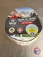Rappel produit TOMME DE SAVOIE AU LAIT CRU Filière Qualité Carrefour Le Marché (photo numéro 1)