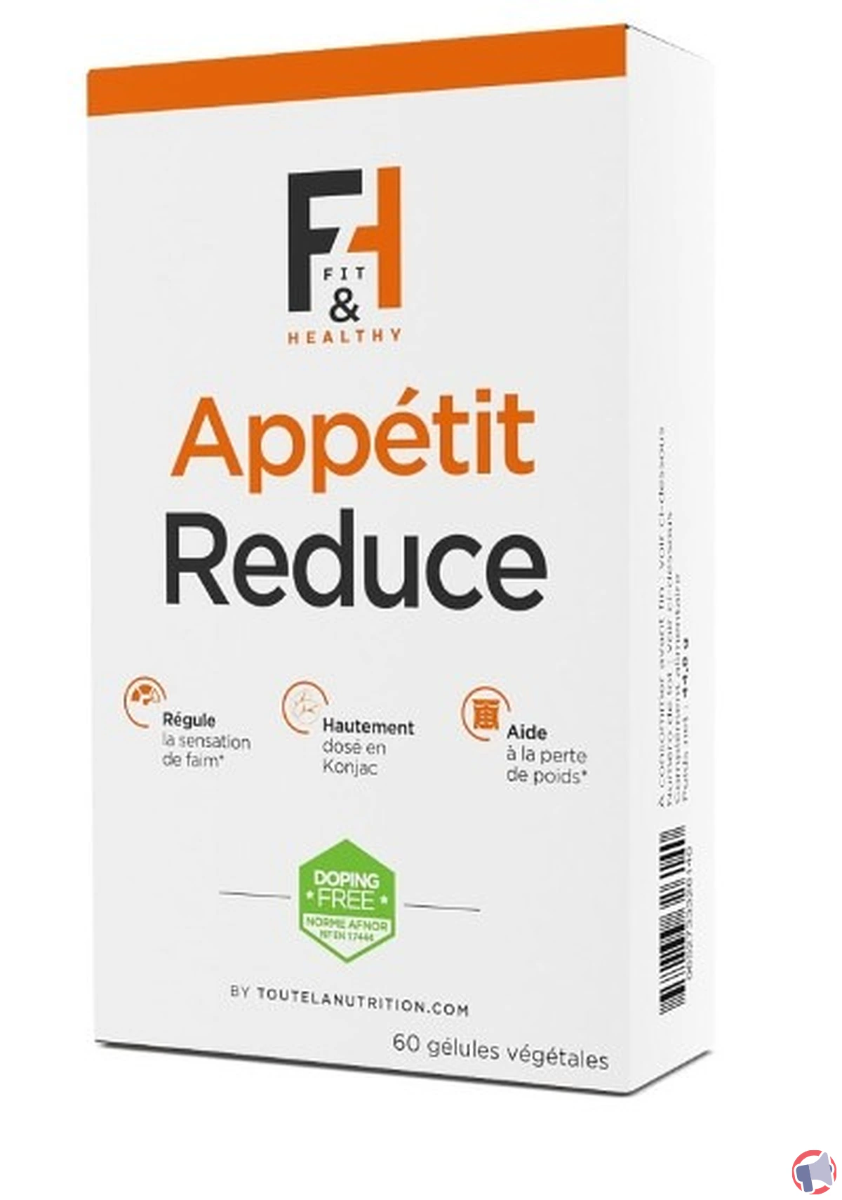 Rappel produit : Gélules Appetit Reduce de Fit & Healthy